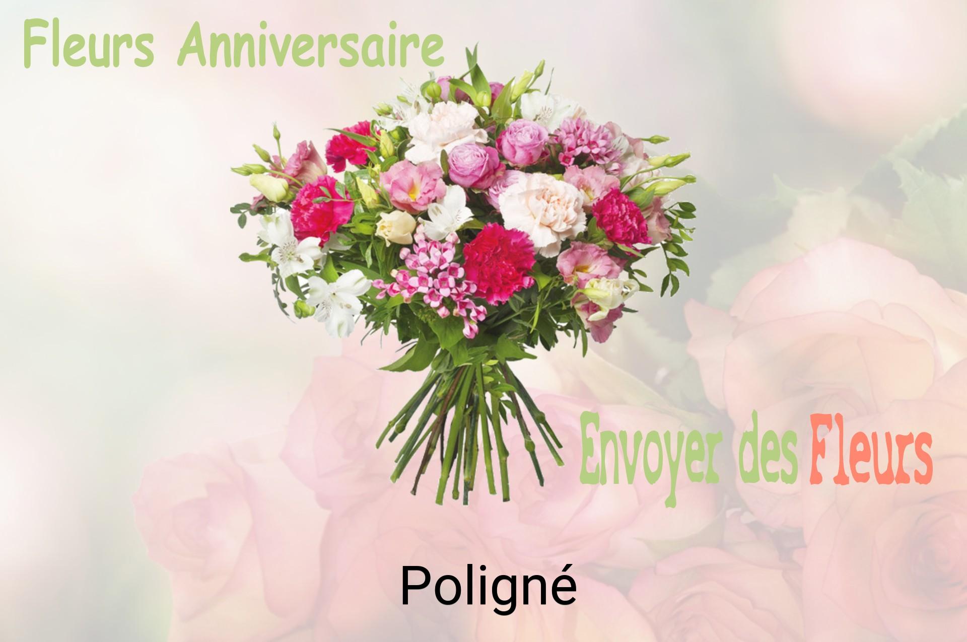Bouquet de fleurs d’anniversaire livré à Poligné
